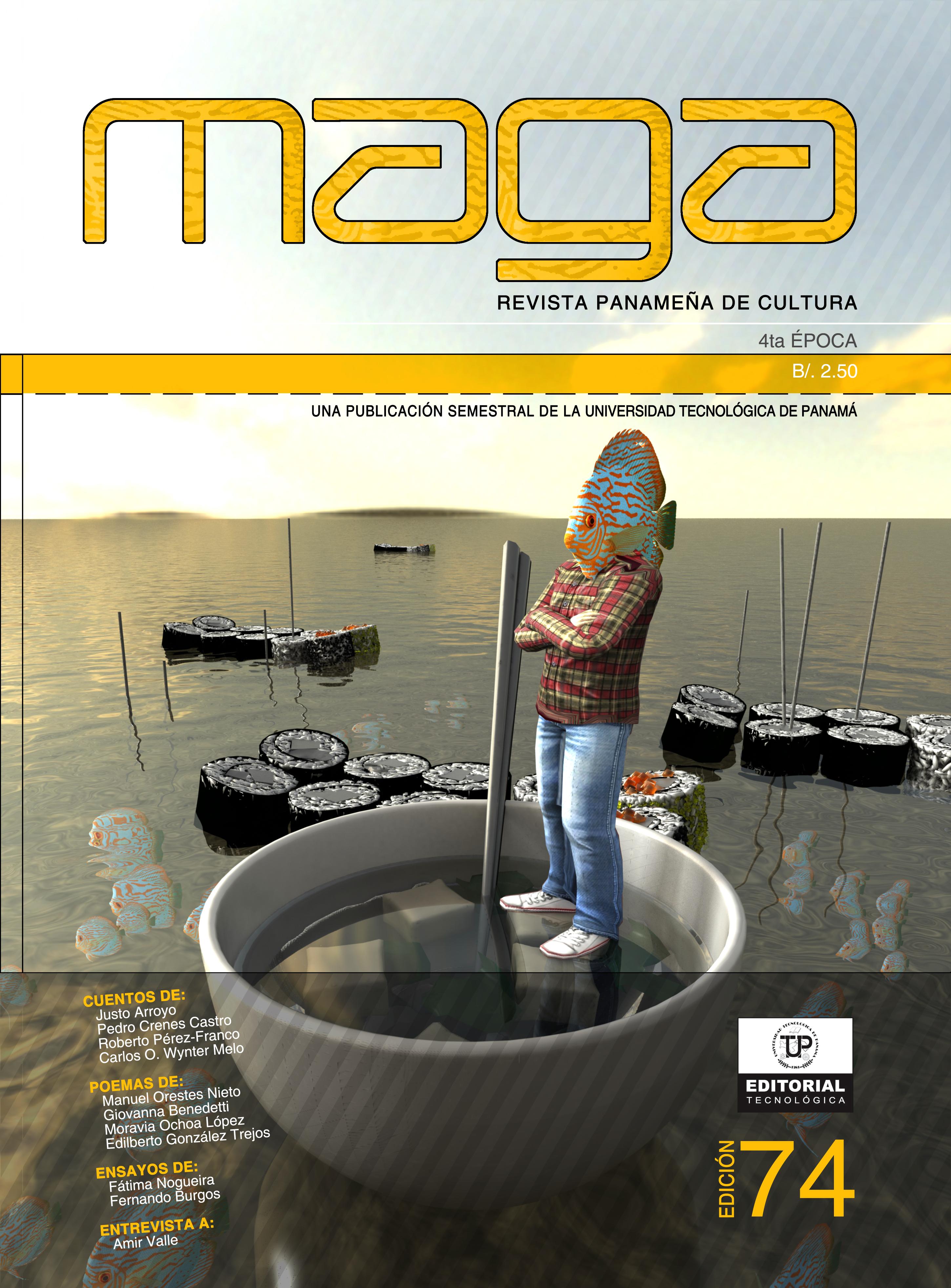Cubierta de la revista Maga 74