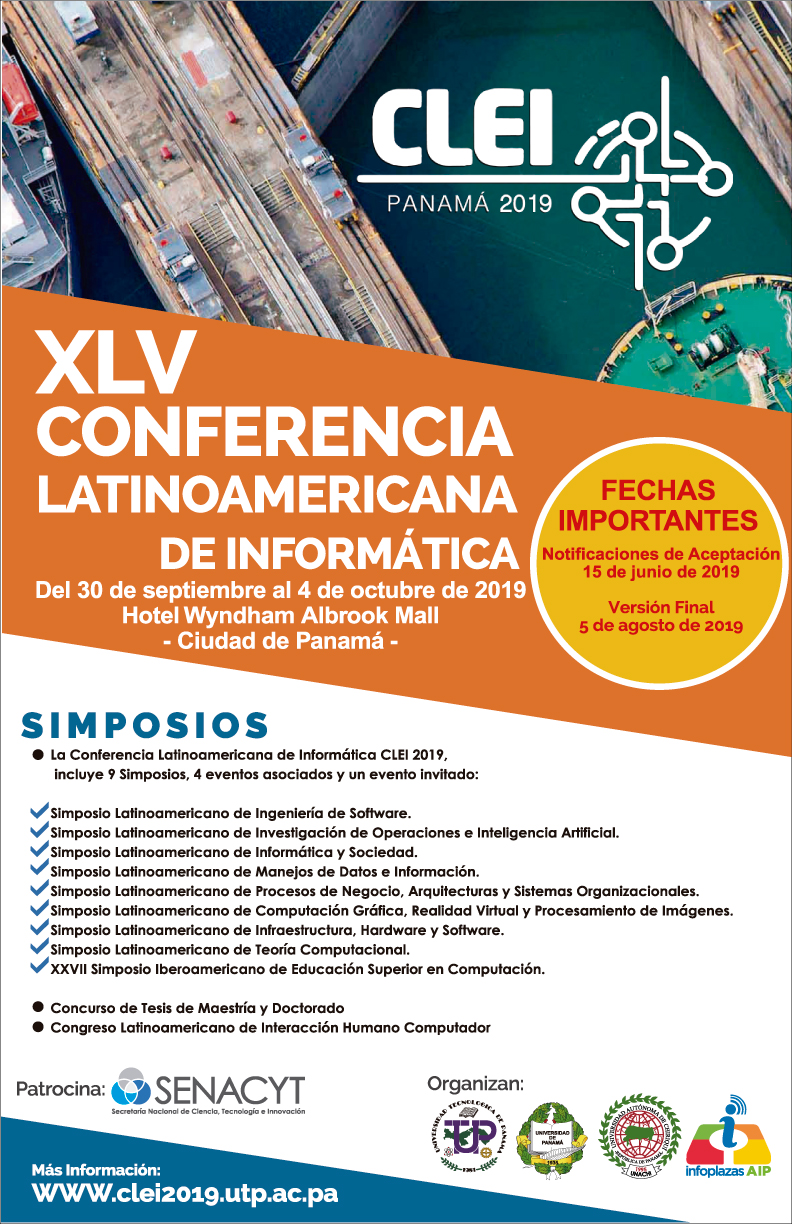XLV Conferencia Latinoamericana de Informática-CLEI 2019 XLV Conferencia Latinoamericana de Informática-CLEI 2019